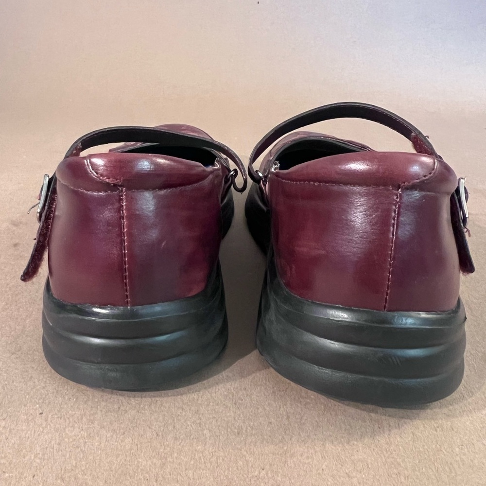 Dr.Comfort Burgundy Genuine Leather Platform Heel Marry Jane Betsy Shoes US 7.5 - Picture 4 of 14